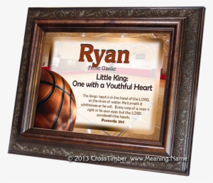 Nameplaque, Print In A Frame With Stand - Picture Frame