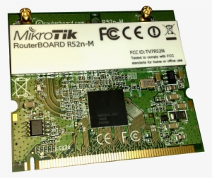 Routerboard R52n M Top View Transparent - Mikrotik R52nm 802.11a/b/g/n Mini Pci Card