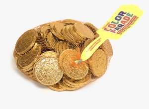 Fort Knox Gold Milk Chocolate Coins - Fort Knox Milk Chocolate 1.5-inch Coins