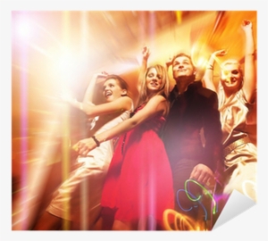 Vinilo Pixerstick La Gente Bailando En El Club Nocturno - Nightclub