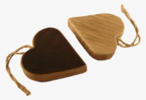 Hanging Heart - Oak