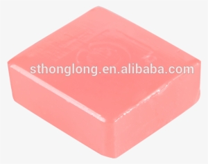 Pink Square Soap With Embossed Logo - Box