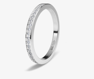 Modelo 1303 Anillo De Compromiso De Oro Blanco 18k - Anillo De Compromiso 1303