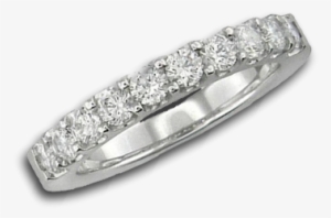 Medio Cintillo Francés - Anillo De Compromiso Tipo Cintillo