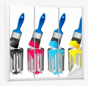 Barattolo Di Vernice E Pennello Tin Of Paint And Brush - Paintbrush