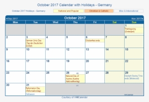 October 2017 Calendar With Deu Holidays - June 2018 Calendar With Holidays Canada