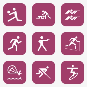 Sports Icon In Style Flat Rounded Square White On Pink - St Jude Medical Center Logo