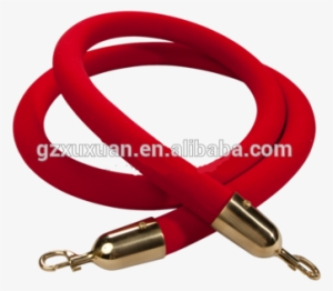 Velour Rope For Rope Stand Queue Barrier With Snap - Nylon Velour Rope - 8' - Burgundy