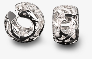 Arabesque Earrings White Gold - Gold