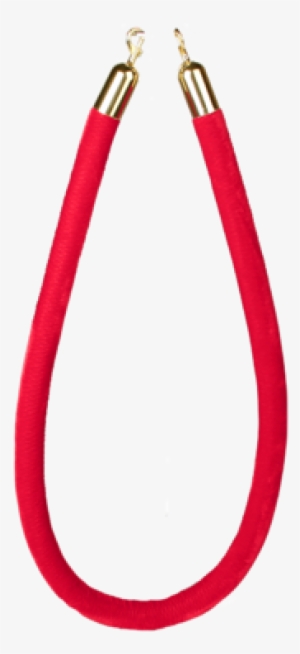 Red Velvet Rope 6ft - Earrings