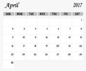 2 Calendar Templates April 2017~0 ] - Number