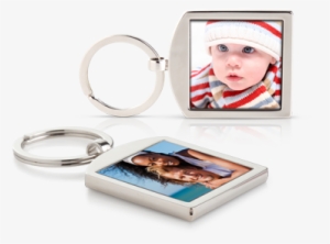 Your Photo Pops From Both Sides Of This Polished Nickel-plated - Dual Sided Keychain Walgreens