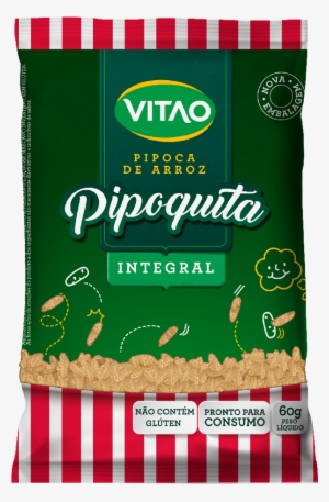Pipoca De Arroz Com Açúcar Mascavo - Pipoca De Arroz Vitao