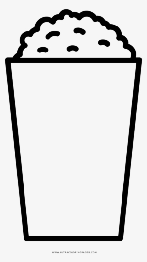 Popcorn Coloring Page - Palomitas De Maiz Para Colorear