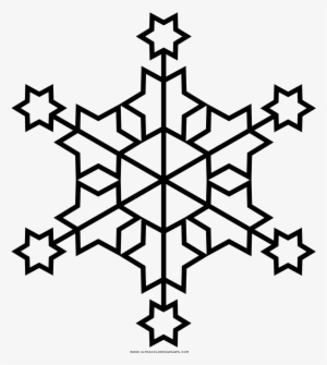 Floco De Neve Desenho Para Colorir - Drawing