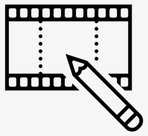 This Icon For Video Editing Depicts A Flat Section - Edicion De Videos Dibujos