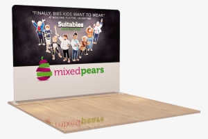 10ft Straight Tension Fabric Display - Logos