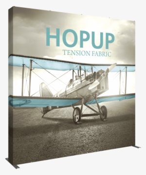 Hopup 10ft Straight Extra Tall Tension Fabric Display - Tension Fabric Banner Display