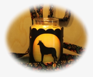 Belgian Tervuren Dog Breed Jar Candle Holder - Stallion