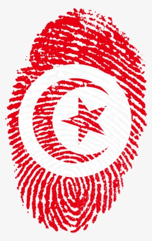 Tunisia Flag Fingerprint Country 654165 - Flag Fingerprints Countries Png