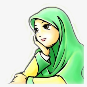 Wanita Muslimah Png 8 Image - Kartun Termenung