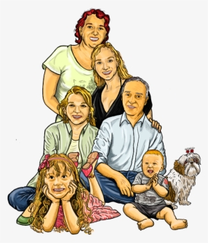 Desenho-familia10 - Quadro De Familia Desenho