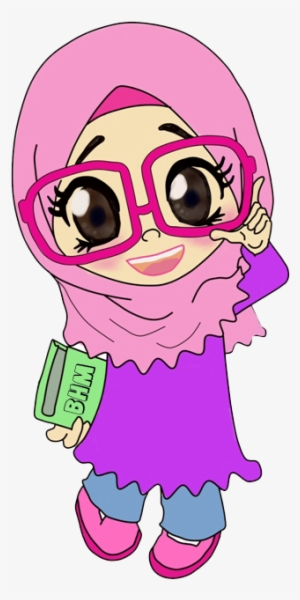 Free Download Kartun Muslimah Png Clipart Muslim - Kartun Muslimah Cikgu