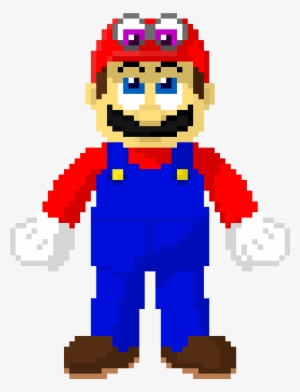 Fanartmario And Cappy - Mario And Cappy Sprite