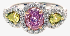 Color Diamond Ring