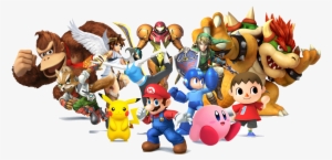 Nintendo Characters Transparent Png - Super Smash Bros Png