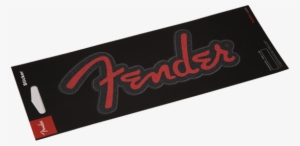 Fender Logo Sticker - Fender Logo Sticker Glitter Red