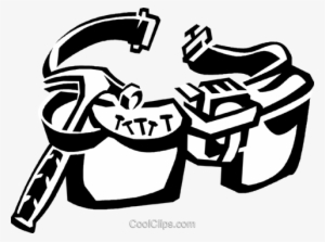 Tool Belt Royalty Free Vector Clip Art Illustration