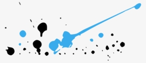 Paint Slatter Blue Clip Art - Cyan Paint Splatter Png