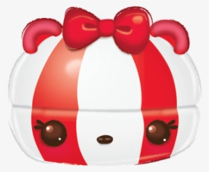 Glitter Lip Gloss Nom Candy Cane Swirl Gloss-up - Candy Num Noms