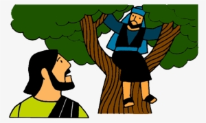 Zacchaeus And Jesus Clipart 2 By Devin - Jesus And Zacchaeus Clip Art