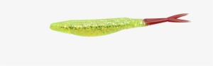 023-189, Chartreuse Glitter Red Tail, Super Fluke - Paint Brush