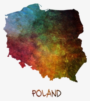 As Are American Express, Diners Club And Jcb, Although - Watercolor Map Of Poland