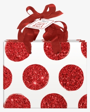 Red Bold Dot Small Gift Bags - Lady Jayne Gift Bag Seasons Tweetings Sm S/4