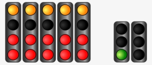 Lights Transparent Start - Race Start Lights