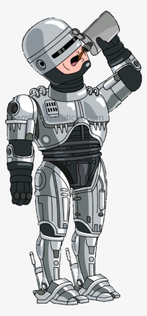 The Judge Robocop Drinking - Family Guy Robocop