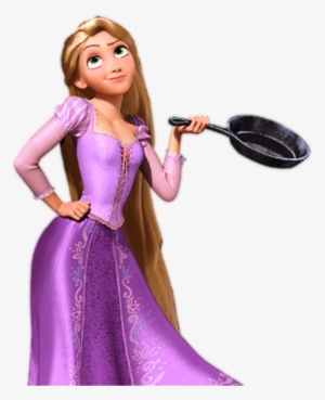 Rapunzel With Pan-wwe387 - Rapunzel Png
