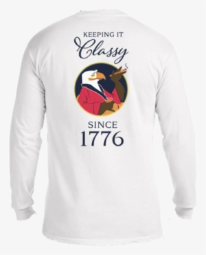 Keeping It Classy Since 1776 Comfort Colors Longsleeve - T-shirt
