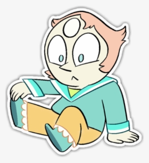 Classroom Gems Baby Pearl Sticker Stevenuniverse Pearl - Steven Universe Baby And Pearl