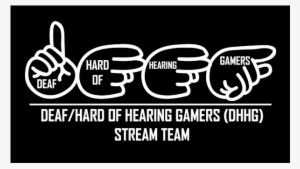 Deaf And Hard Of Hearing Gamers Twitch Team Avatar - Hearing Loss
