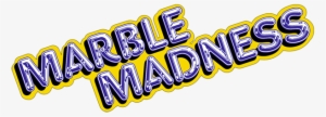 Marble Madness Logo - Atari