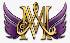 Purple And Gold Logo - Angelmelly Logo