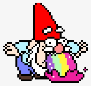 Gravity Falls Gnome - Gravity Falls Pixel Art