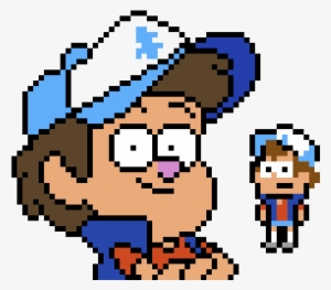 Dipper [gravity Falls] - Pixel Art De Dipper