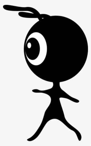 Youtube Silhouette Alien Drawing - Silhouette Alien