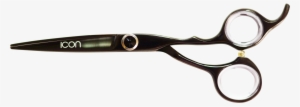 Icon 6" Black Hair Cutting Shears Scissors - Icon Shears